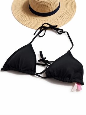 Victoria Secret Black Bikini Top Large